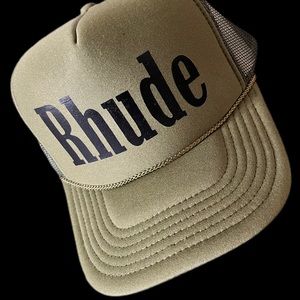 Custom inspired Rhude trucker hat